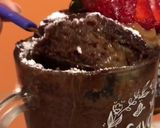 Foto del paso 1 de la receta: Mug cake de chocolate y dulce de leche bomba