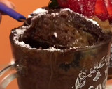 Foto del paso 1 de la receta: Mug cake de chocolate y dulce de leche bomba
