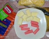 Foto langkah ke 1 dari resep Mozzarella corn dog.