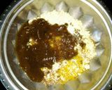 A picture of step 4 of Colocassia leaves fritters.