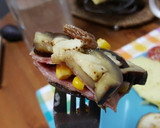 Foto del paso 6 de la receta: Cinta de berenjena con pavo y patata cocida