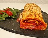 Low-Carb Pizzarolle Rezeptschritt 7 Foto