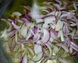 A picture of step 2 of Mazedar chole masala.