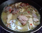 Foto del paso 5 de la receta: Salteado de pollo y verduras al disco en la parrilla