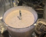 A picture of step 2 of Keto blueberry chia pudding.