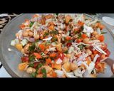 A picture of step 4 of Healthy Chana Salad 🥗 😋.