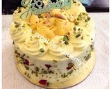 A picture of step 1 of Eggless Rasmalai cake.