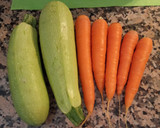 Foto del paso 1 de la receta: Crema de calabacín blanco y zanahorias