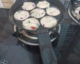 A picture of step 11 of Rava appe.