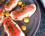Une image de l'étape 3 de Tartine fraîcheur à la pastèque 🍉.