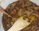 A picture of step 1 of Beef tacos rice.