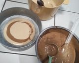 Foto langkah ke 7 dari resep Bolu Zebra Kukus White Coffe.