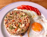 Hình bước làm 6 của món Diêm Mạch (Quinoa) Chiên Cá