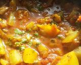 A picture of step 5 of Dudhi batata bhaji(bottle gourd potato curry).