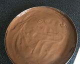 A picture of step 4 of Chocolate barfi.