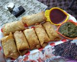 A picture of step 5 of Potato chicken rolls.