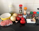 A picture of step 1 of Kofta Curry 🇵🇰.