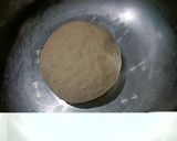 Foto langkah ke 2 dari resep Roti Arab "Khubz" isi Keju Pakai Teflon.