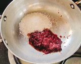 A picture of step 2 of Kokum Sharbat / kokum juice.