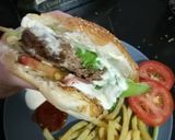 A picture of step 5 of Homemade Burger.