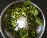 A picture of step 4 of Aloo Matar Tikki Chaat.