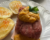 Foto del paso 6 de la receta: Codillo de cerdo con salsa de verduras y patatas asadas