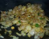 A picture of step 4 of Palak saag.