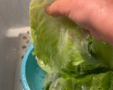 Foto del passaggio 2 della ricetta Riso basmati,con lattuga saltata e filetti di tacchino croccanti