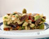 Foto del paso 7 de la receta: Ensalada de patata trufada con aguacate y anchoas