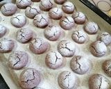 Pas rețetă Biscuiți crinkles sau biscuiți crăpați cu ciocolată și mentă 7 fotografie