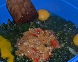 Foto del paso 2 de la receta: Croquetas de acelga rellenas con sorpresa, en colchón de arroz con salsa estilo italiana