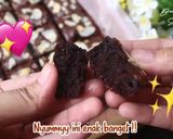 Foto langkah ke 8 dari resep Fudgy & Shiny Crust Brownies Selai Coklat | Tanpa DCC.