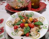 A picture of step 6 of Crunchy Tuna Panzanella.