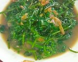 Foto langkah ke 5 dari resep Tumis daun ubi jalar terasi.