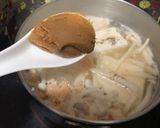 鮭魚味噌豆腐湯的食譜步驟2照片