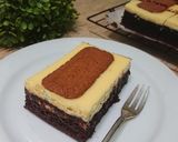 Foto langkah ke 4 dari resep Lotus Creamcheese Brownies.