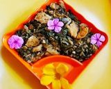 মুসুর ডালের বড়া দিয়ে মূলো শাক ভাজা (muli saag bhaja recipe in Bengali) রেসিপির ধাপ 6 ছবি