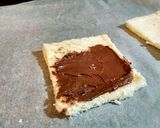 Φωτογραφία βήματος 3 της συνταγής French toast γεμιστά με μερέντα😍