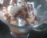 A picture of step 3 of Italian Affogato coffee dessert.