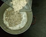 A picture of step 1 of Beans and plantain pottage.