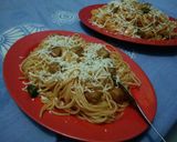 Foto langkah ke 7 dari resep Spaghetti Bolognaise Spicy Meatball.