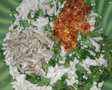 Foto langkah ke 4 dari resep Pepes Tahu Teri Jamur.