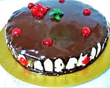 Foto del paso 19 de la receta: Tarta con crema mascarpone y glaseo de chocolate