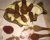 A picture of step 4 of Soya Sekh Kabab.