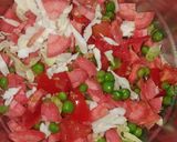 A picture of step 1 of Vegetable namkeen jave.