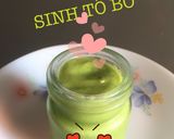 Hình bước làm 2 của món Sinh tố bơ cho bé yêu