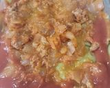 Foto del paso 3 de la receta: Lasagna con carne de cerdo y crepes de arvejas
