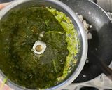 A picture of step 2 of Tomato paneer rice.