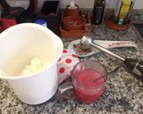 Foto del paso 3 de la receta Tarta de queso (individual) sabor sandía 🍉