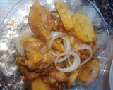 A picture of step 7 of Chatkhara Steam chicken with steam veg.